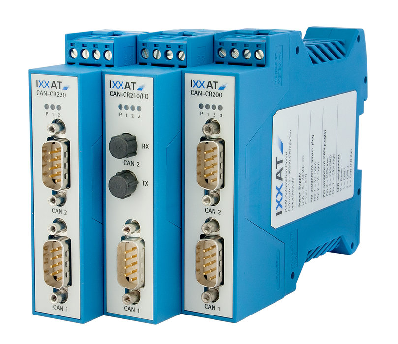 IXXAT CAN-repeatere reduserer kablingskostnader og øker systempåliteligheten
